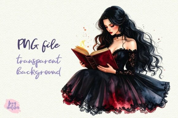 Download Woman Reading PNG Dark Romance Clipart - Dark romance clipart Collection