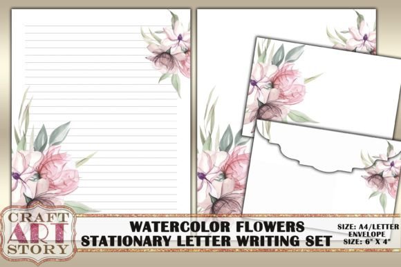 Download Floral Bouquet Printable Stationery - Stationery Collection