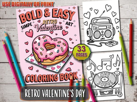 Download 90s Valentine's Day Coloring Pages - 90s valentine Collection