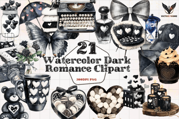 Download Watercolor Dark Romance Clipart PNG - Dark romance clipart Collection