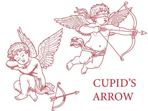 Download Romantic Cupid Angel Drawing for Valenti - Cupid angel Collection